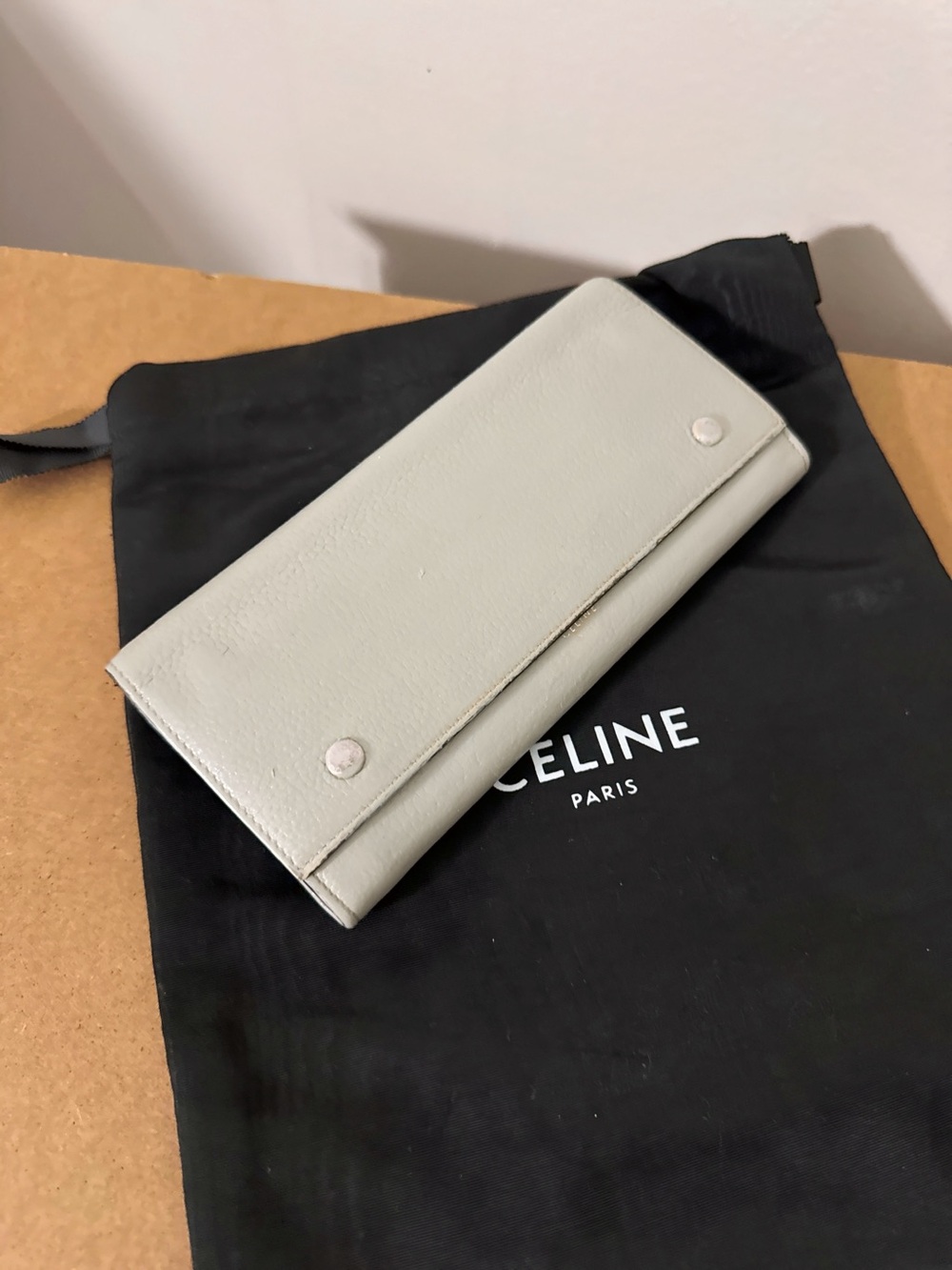 Authentic Celine Large Flap Multifunction Wallet Made In Italy S-F6-3174 - Picture 2 of 11